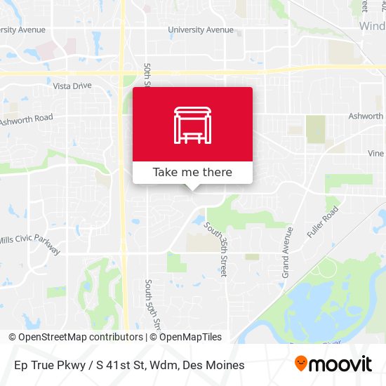 Mapa de Ep True Pkwy / S 41st St, Wdm