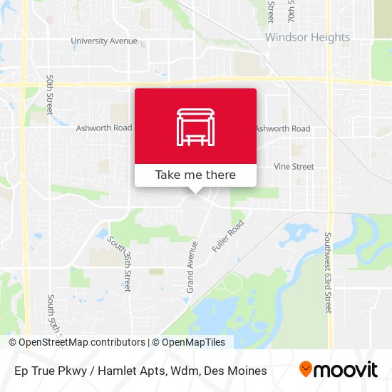 Ep True Pkwy / Hamlet Apts, Wdm map