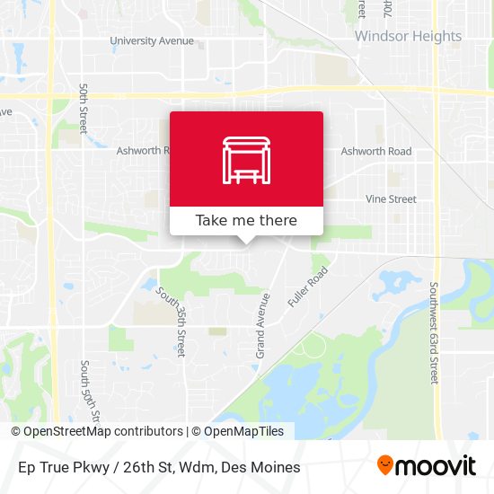 Mapa de Ep True Pkwy / 26th St, Wdm