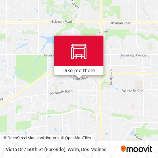 Mapa de Vista Dr / 60th St (Far-Side), Wdm