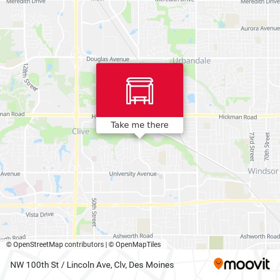 Mapa de NW 100th St / Lincoln Ave, Clv