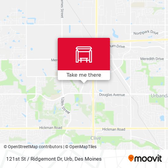 Mapa de 121st St / Ridgemont Dr, Urb