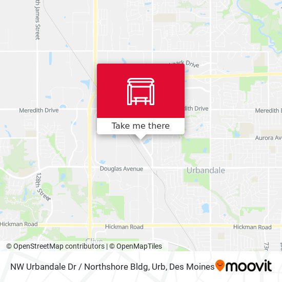 NW Urbandale Dr / Northshore Bldg, Urb map