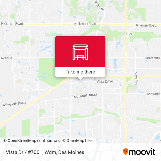 Vista Dr / #7001, Wdm map