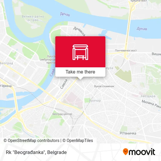 Beogradjanka Shopping Center map