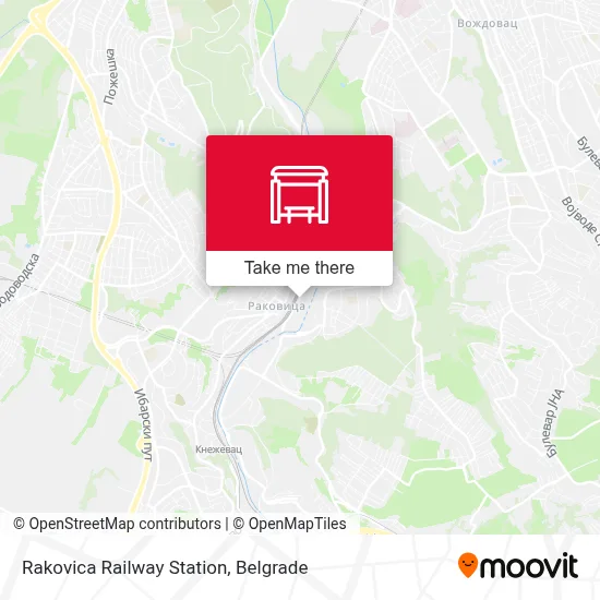 Rakovica Railway Station map