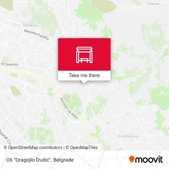 Oš "Dragojlo Dudić" map