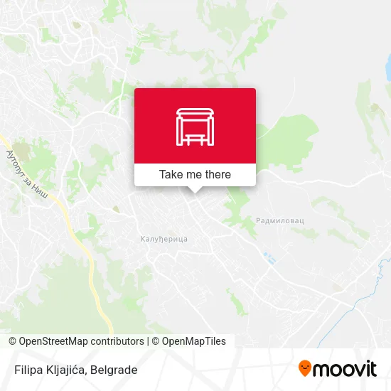 Filipa Kljajića map
