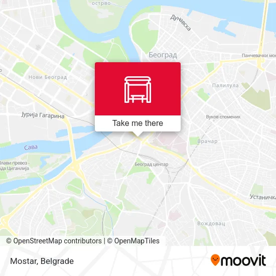 Mostar map