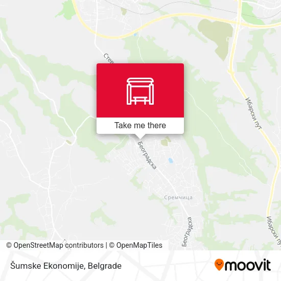 Šumske Ekonomije map