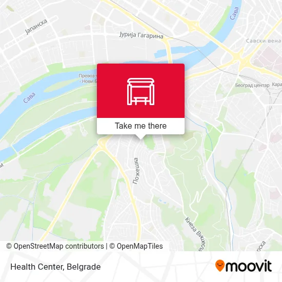 Health Center map
