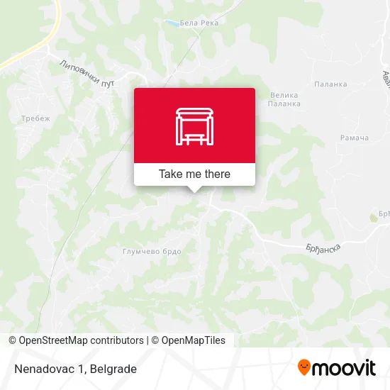 Nenadovac 1 map