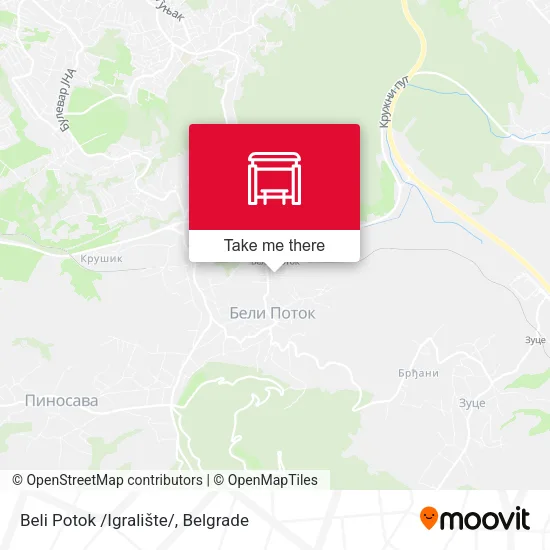 Beli Potok /Igralište/ map