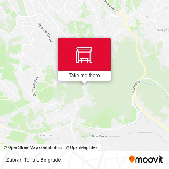 Zabran Torlak map