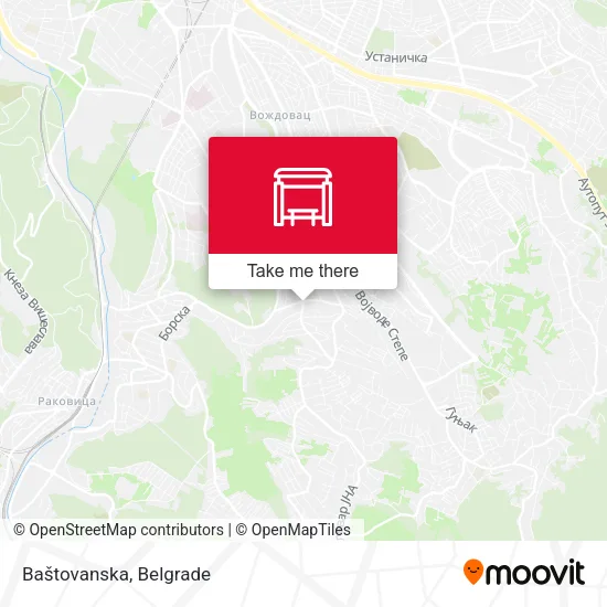Baštovanska map