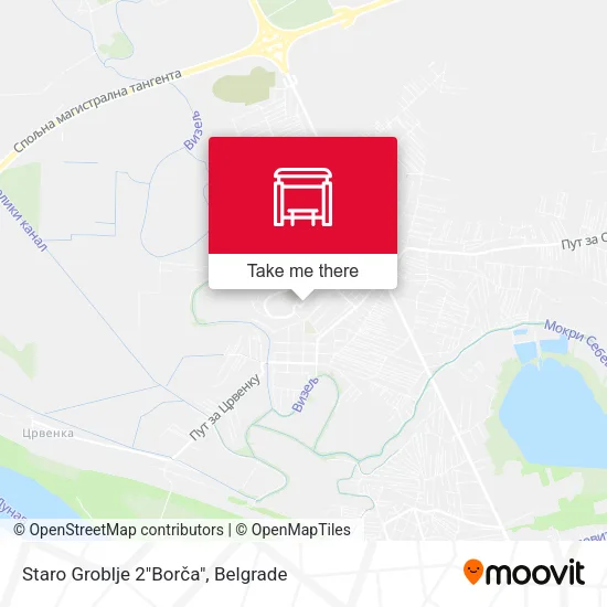 Staro Groblje 2"Borča" map