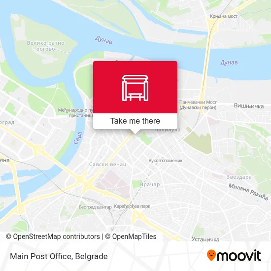 Main Post Office map