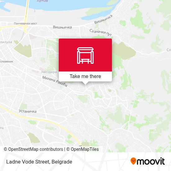 Ladne Vode Street map
