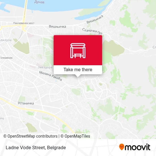 Ladne Vode Street map
