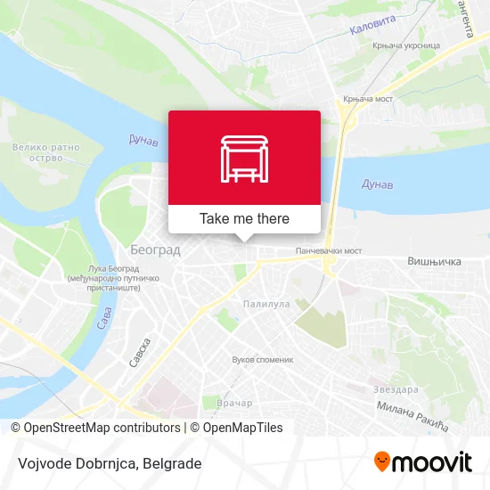 Vojvode Dobrnjca map