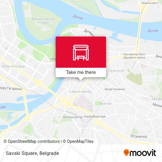 Savski Square map