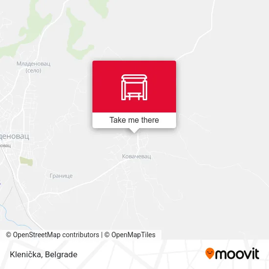 Klenička map