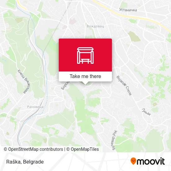 Raška map
