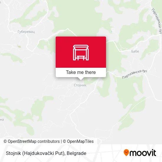 Stojnik (Hajdukovački Put) map