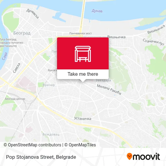 Pop Stojanova Street map