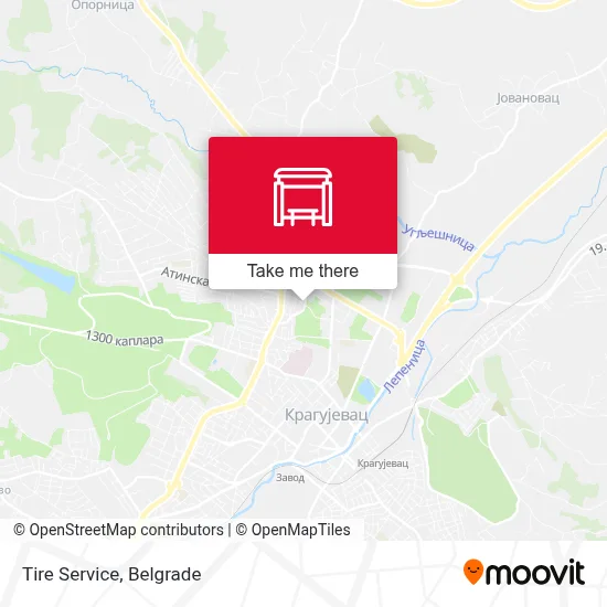 Tire Service map