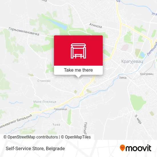 Self-Service Store map