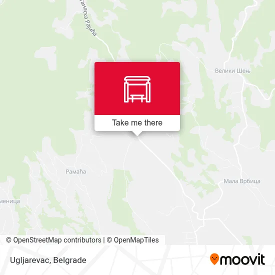 Ugljarevac map
