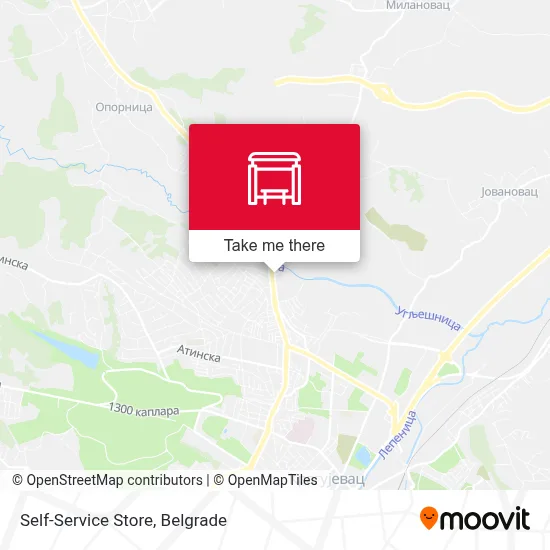 Self-Service Store map