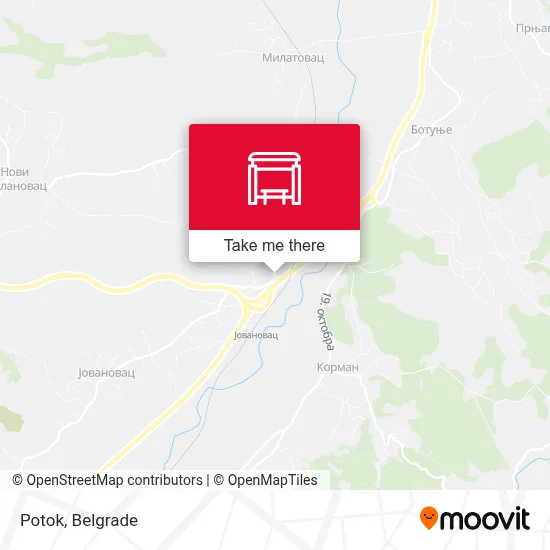 Potok map
