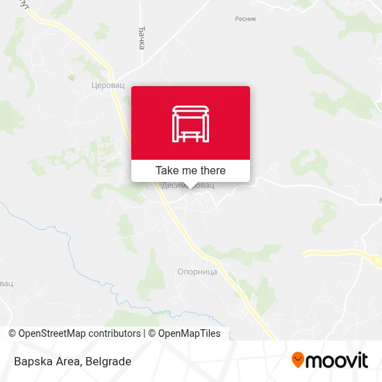 Bapska Area map
