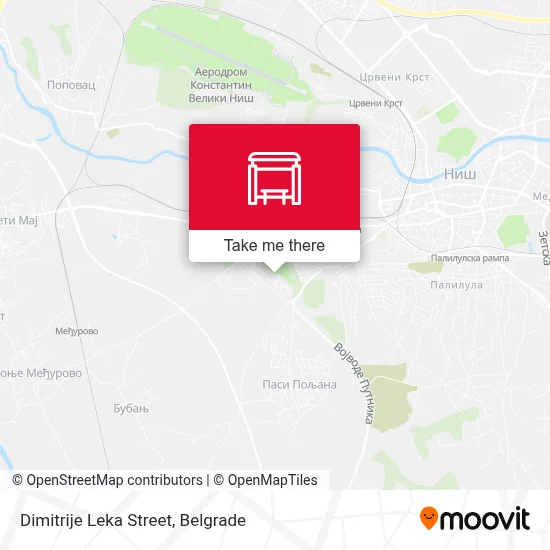 Dimitrije Leka Street map