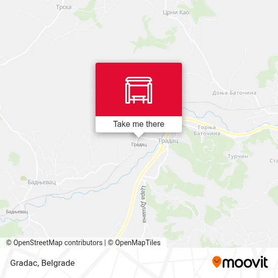Gradac map