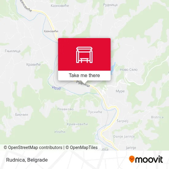 Rudnica map