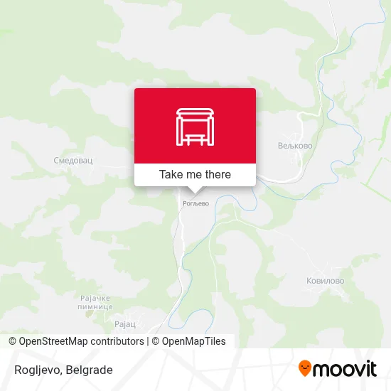 Rogljevo map