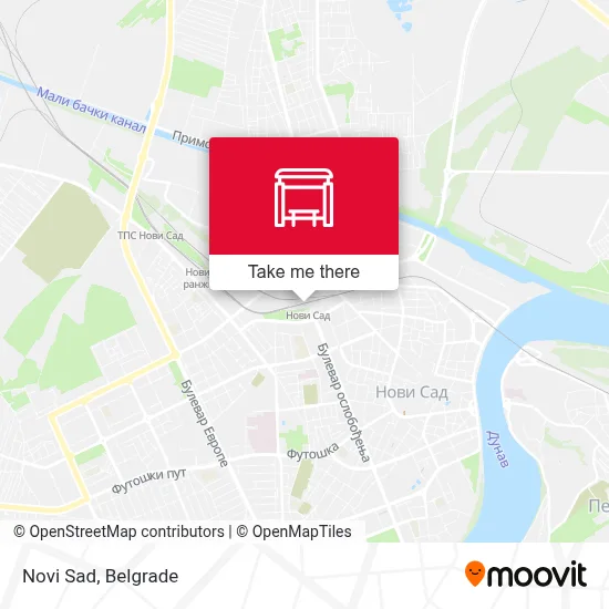 Novi Sad map