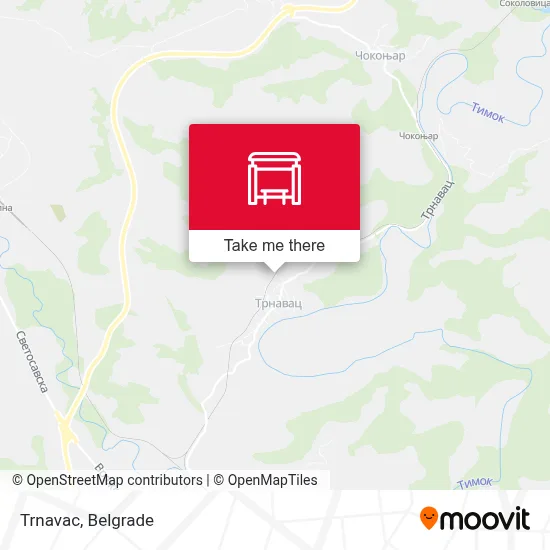 Trnavac map