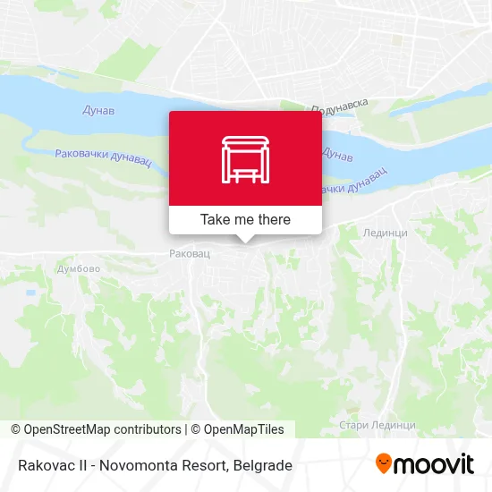 Rakovac II - Novomonta Resort map