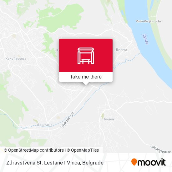 Zdravstvena St. Leštane I Vinča map