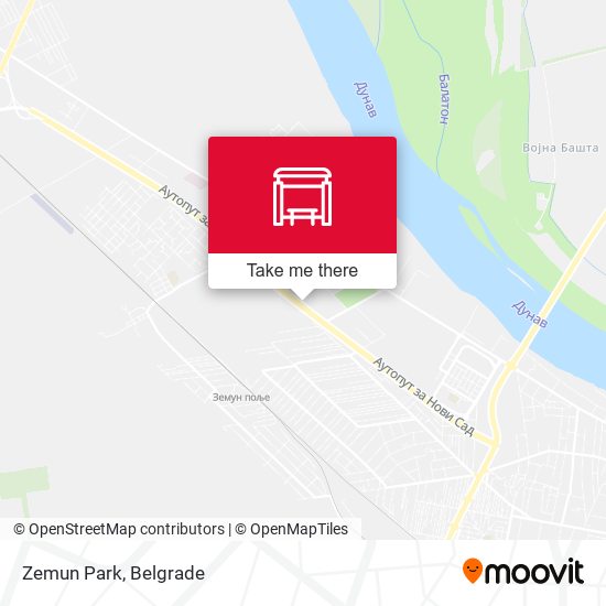 Zemun Park map