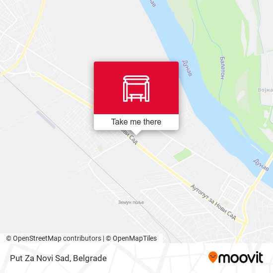 Put Za Novi Sad map