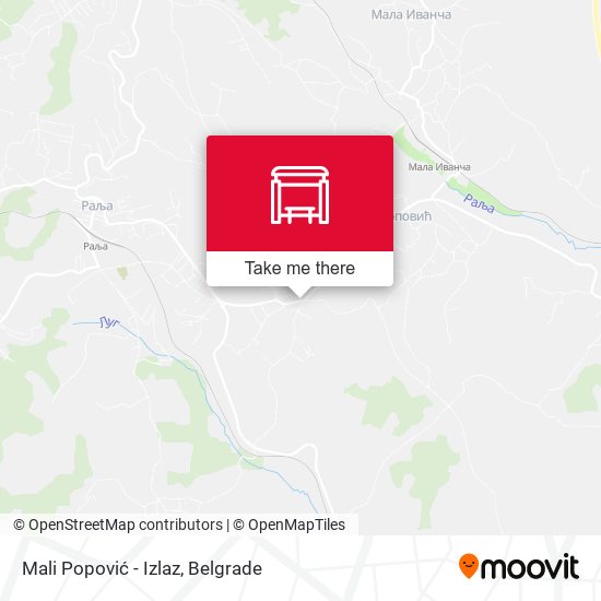 Mali Popović - Izlaz map