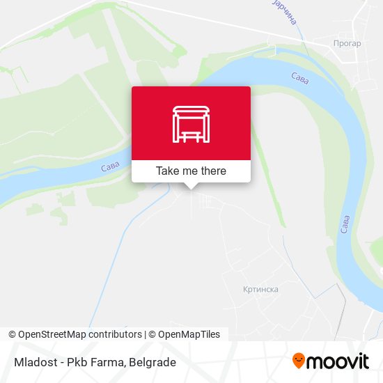 Mladost - Pkb Farma map