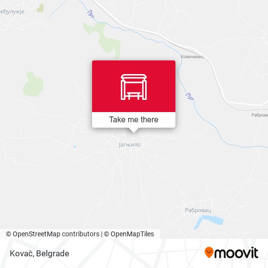 Kovač map