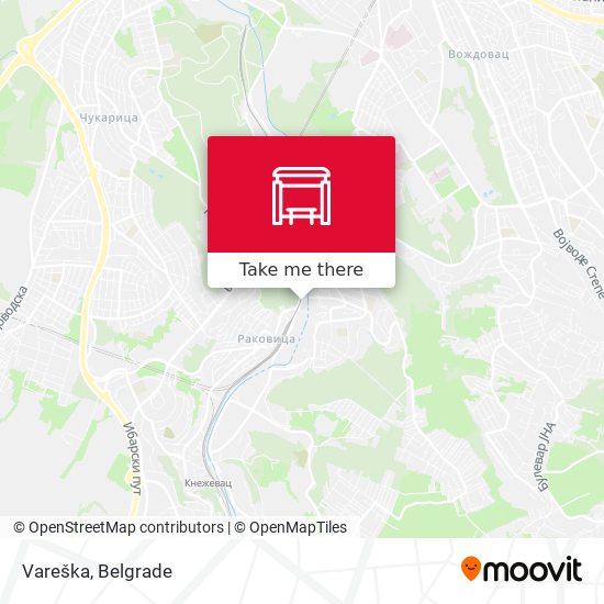 Vareška map