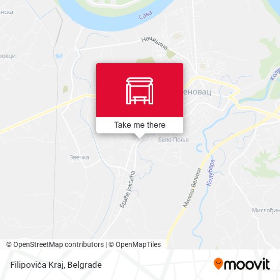 Filipovića Kraj map